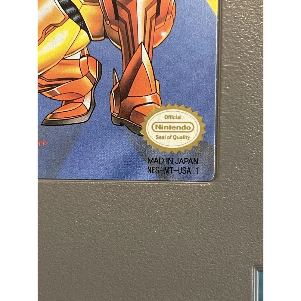 METROID- YELLOW LABEL- Classic Series( NES 1992) W/Box. Good Condition